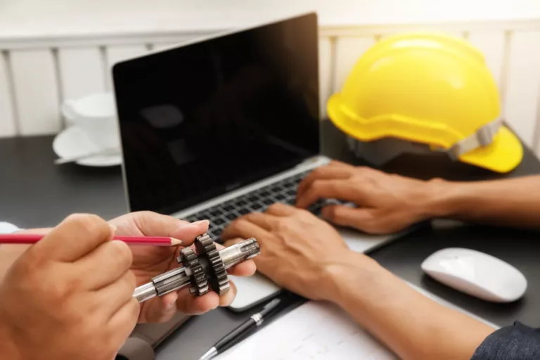 the engineering team is working on their project